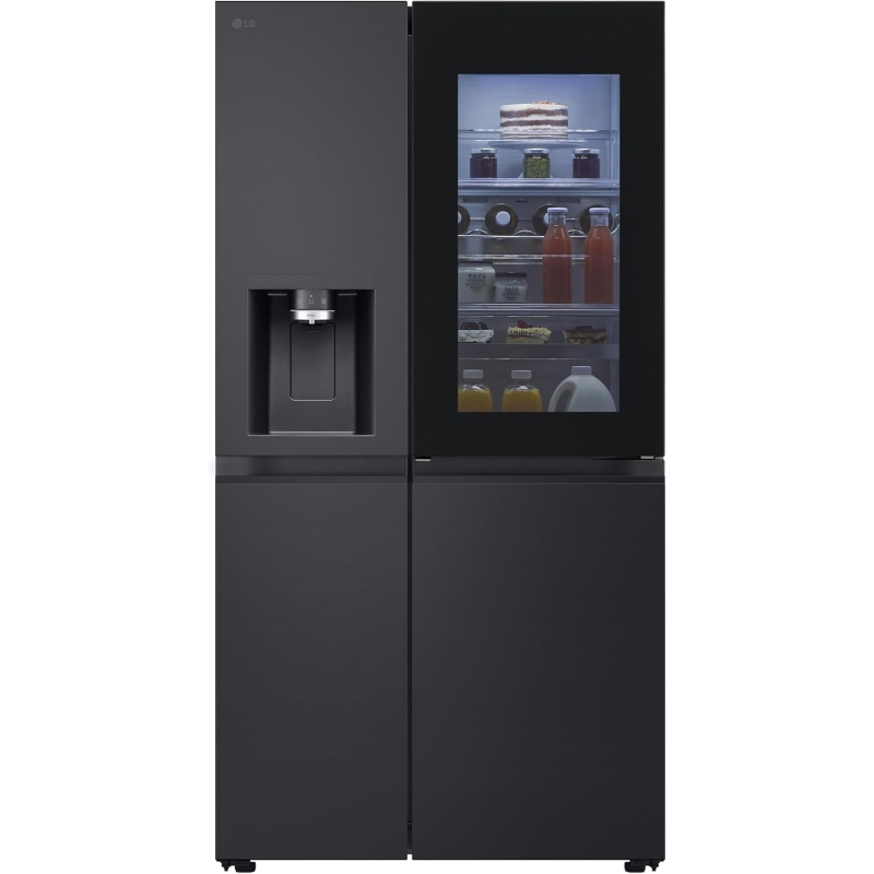 LG GSXE91EVAD FRIGORIFERO SIDE BY SIDE INSTAVIEW 628LT NO FROST WIFI CLASSE D COLORE NERO