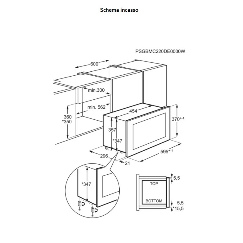 ELECTROLUX KMSD203TMX FORNO A MICROONDE DA...