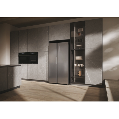 HAIER HSW79F18ANMM FRIGORIFERO SIDE BY SIDE 611LT NO FROST CLASSE A INOX