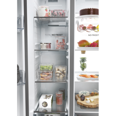 HAIER HSW79F18ANMM FRIGORIFERO SIDE BY SIDE 611LT NO FROST CLASSE A INOX