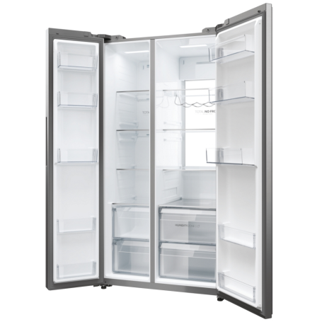 HAIER HSW79F18ANMM FRIGORIFERO SIDE BY SIDE 611LT NO FROST CLASSE A INOX