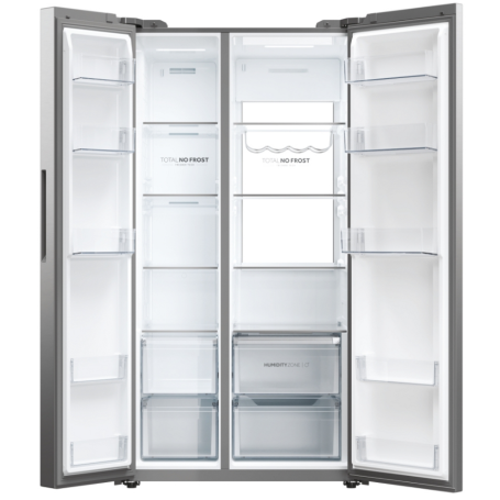 HAIER HSW79F18ANMM FRIGORIFERO SIDE BY SIDE 611LT NO FROST CLASSE A INOX