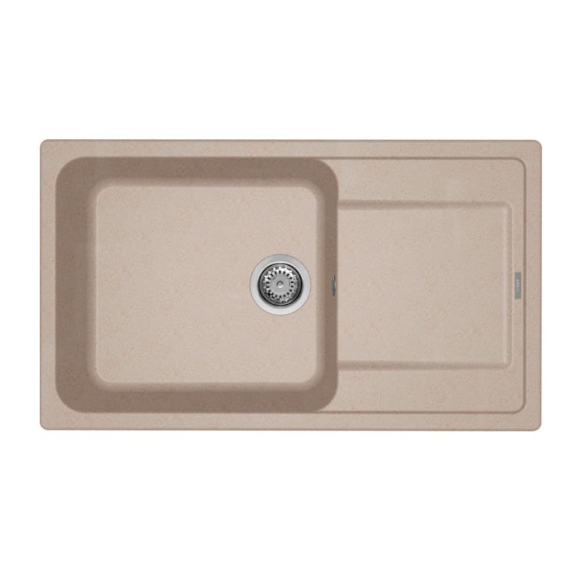 ELLECI LG241051 LAVELLO 86X50 1 VASCA CON GOCCIOLATOIO REVERSIBILE GRANITEK AVENA