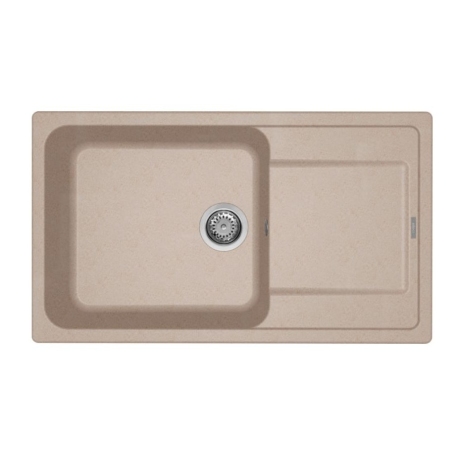 ELLECI LG241051 LAVELLO 86X50 1 VASCA CON GOCCIOLATOIO REVERSIBILE GRANITEK AVENA