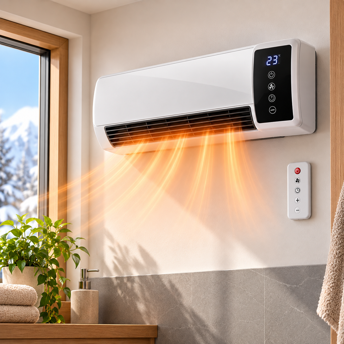 Termoventilatore a parete