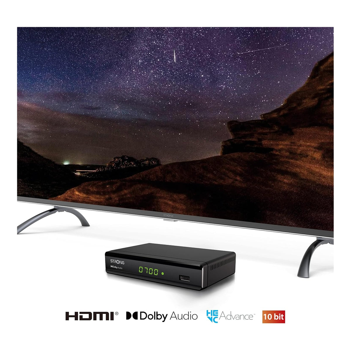 STRONG SRT8119 DECODER DIGITALE TERRESTRE HDMI CON USB