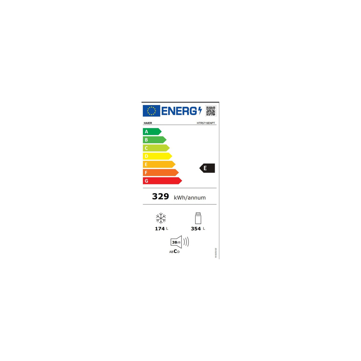 HAIER HTR5719ENPT FRIGORIFERO COMBINATO 3 PORTE 528 LT NO FROST CLASSE E NERO