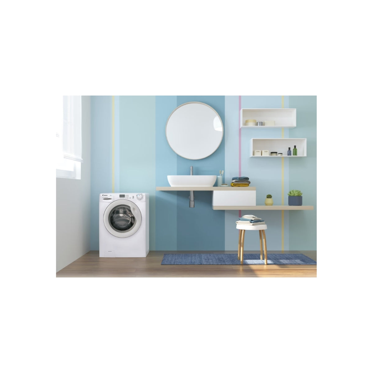 CANDY EY4061DW4/1-S LAVATRICE SLIM 45CM 6KG 1000 GIRI CLASSE B