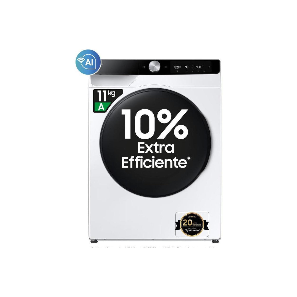 SAMSUNG WD11DG6B85BKU3 LAVASCIUGA 11/6 KG 1400 GIRI ECODOSATORE WIFI CLASSE A/D - PROMO