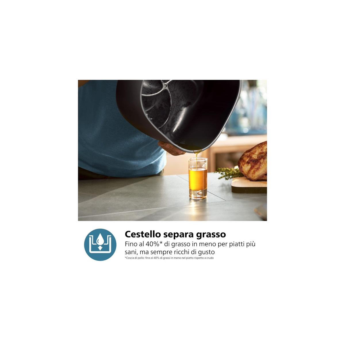 PHILIPS AIRFRYER SERIE 3000 FRIGGITRICE AD ARIA 6.2LT - NA332/00