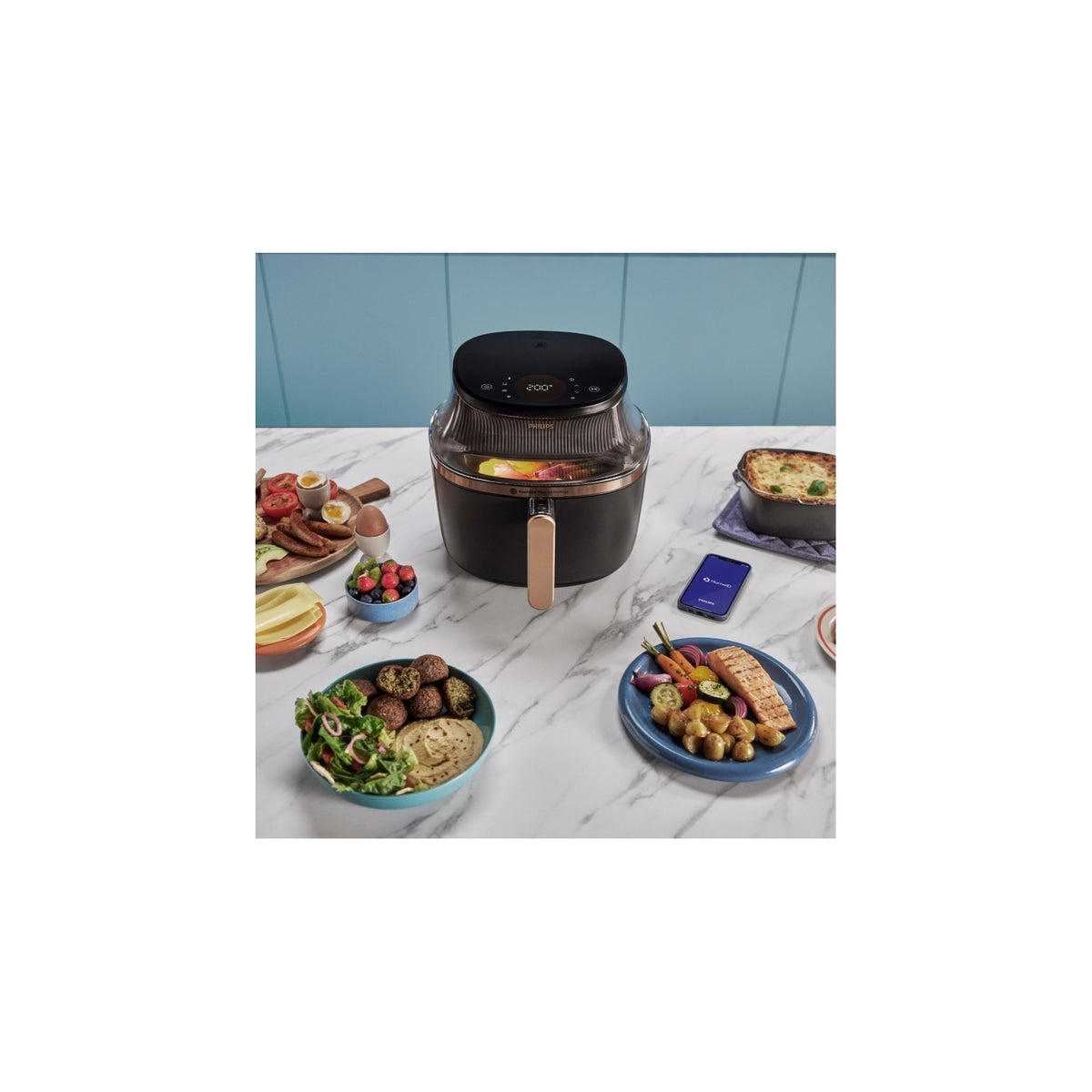 PHILIPS AIRFRYER SERIE 3000 FRIGGITRICE AD ARIA 6.2LT - NA332/00
