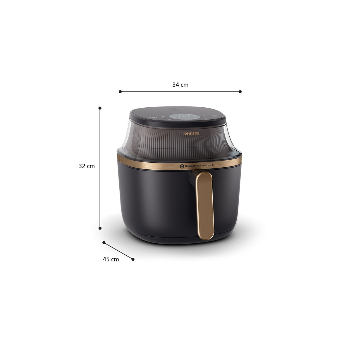PHILIPS AIRFRYER SERIE 3000 FRIGGITRICE AD ARIA 7.2LT - NA342/00