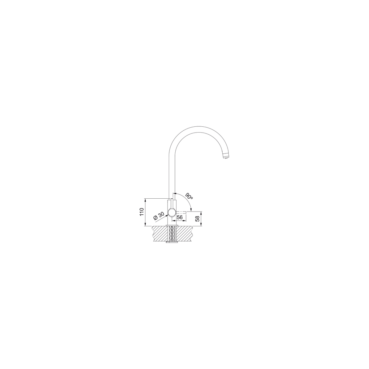 FRANKE 160.0702.681 MISCELATORE CON ACQUA FILTRATA - NERO MATT