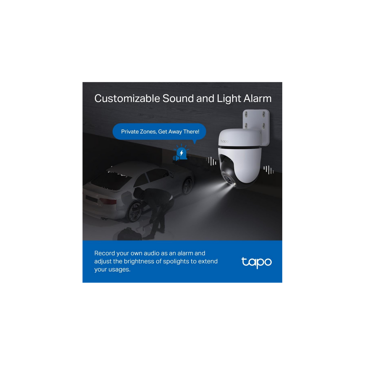 TAPO TC41 TELECAMERA PER ESTERNO VISTA 360° CONNESSIONE WI-FI