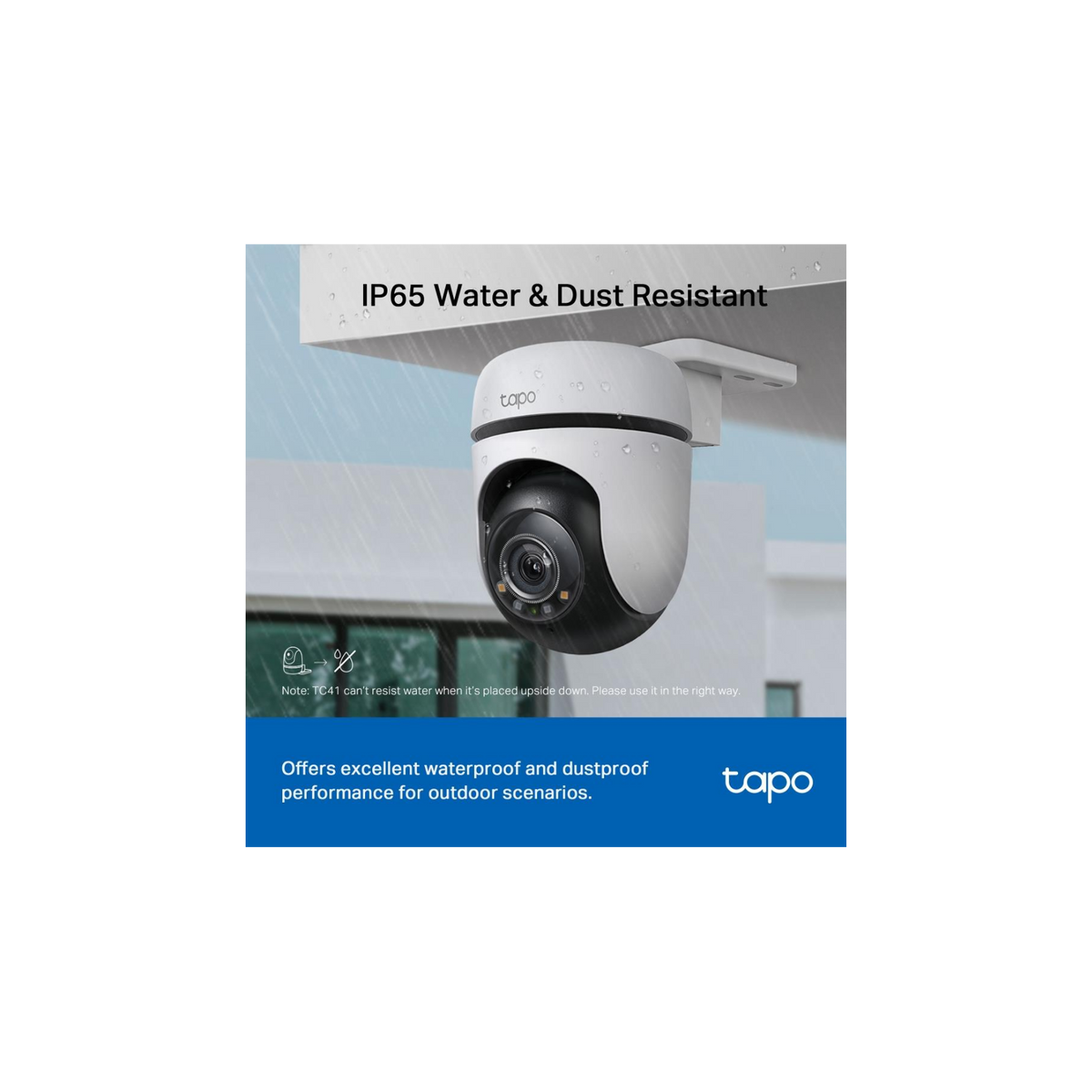 TAPO TC41 TELECAMERA PER ESTERNO VISTA 360° CONNESSIONE WI-FI