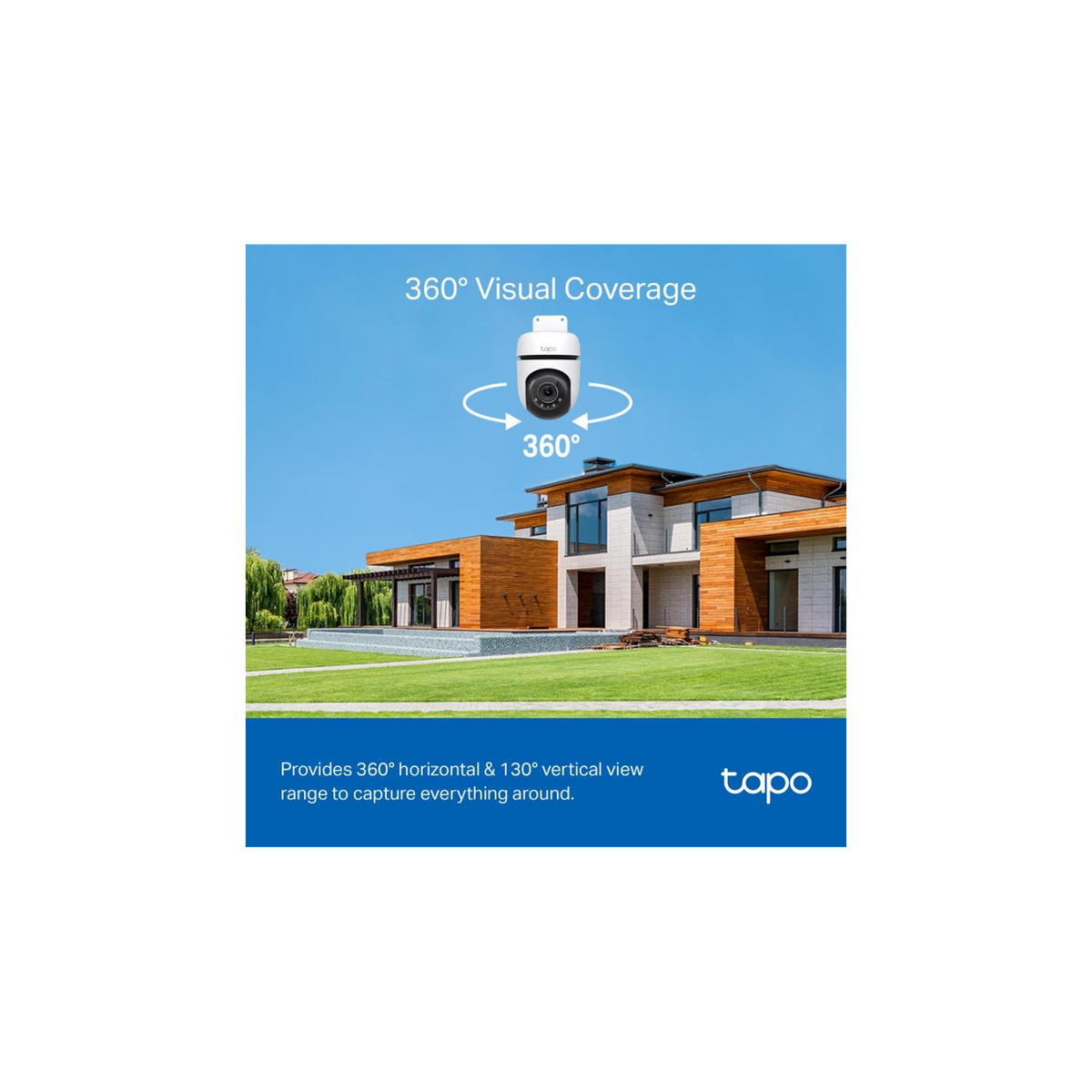 TAPO TC41 TELECAMERA PER ESTERNO VISTA 360° CONNESSIONE WI-FI