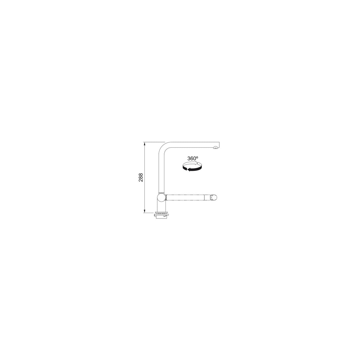 FRANKE 115.0263.158 NEPTUNE STYLE WINDOW MISCELATORE SOTTOFINISTRA CROMO