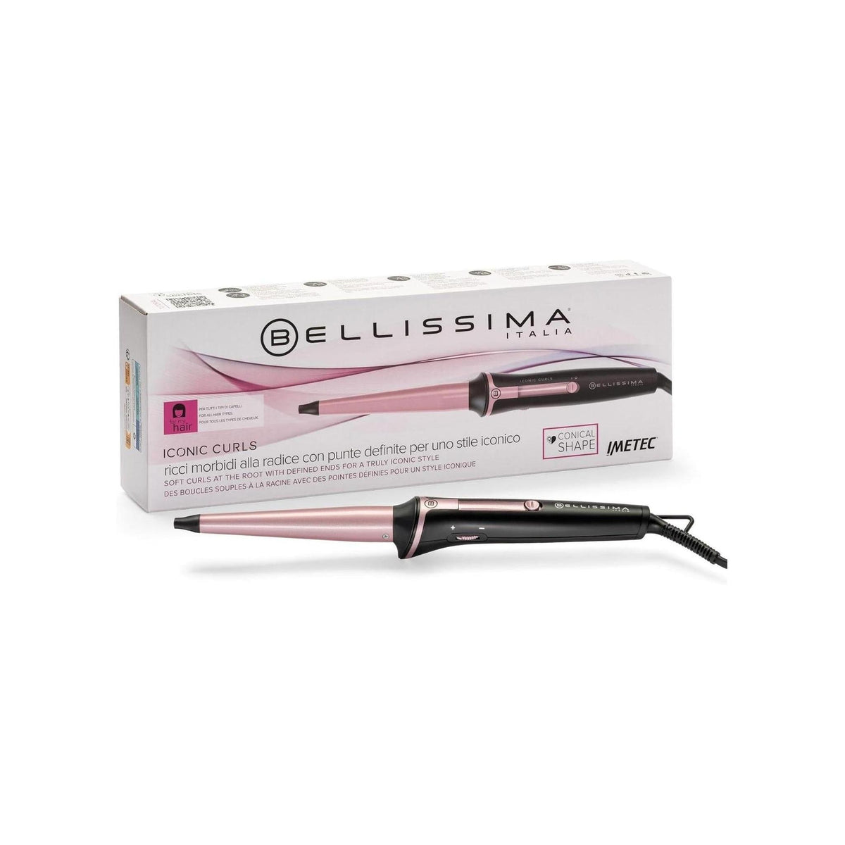 BELLISSIMA IMETEC FERRO ARRICCIACAPELLI ICONIC CURLS - 11949