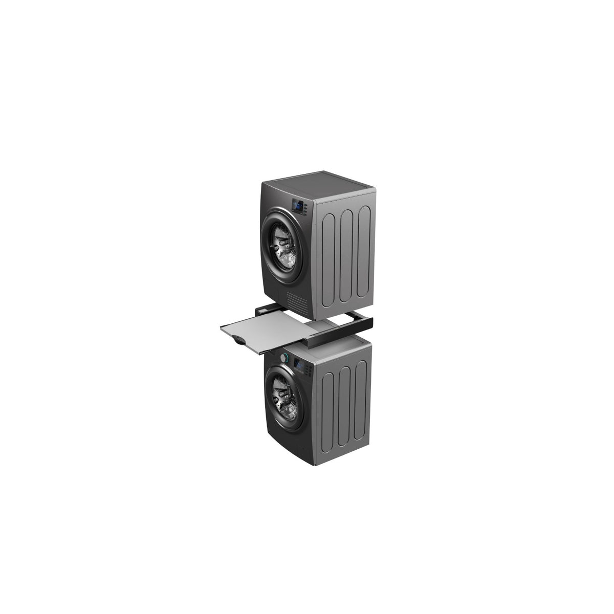 MELICONI TORRE DARK KIT DI SOVRAPPOSIZIONE UNIVERSALE PER LAVATRICE E ASCIUGATRICE COLORE NERO - 656128