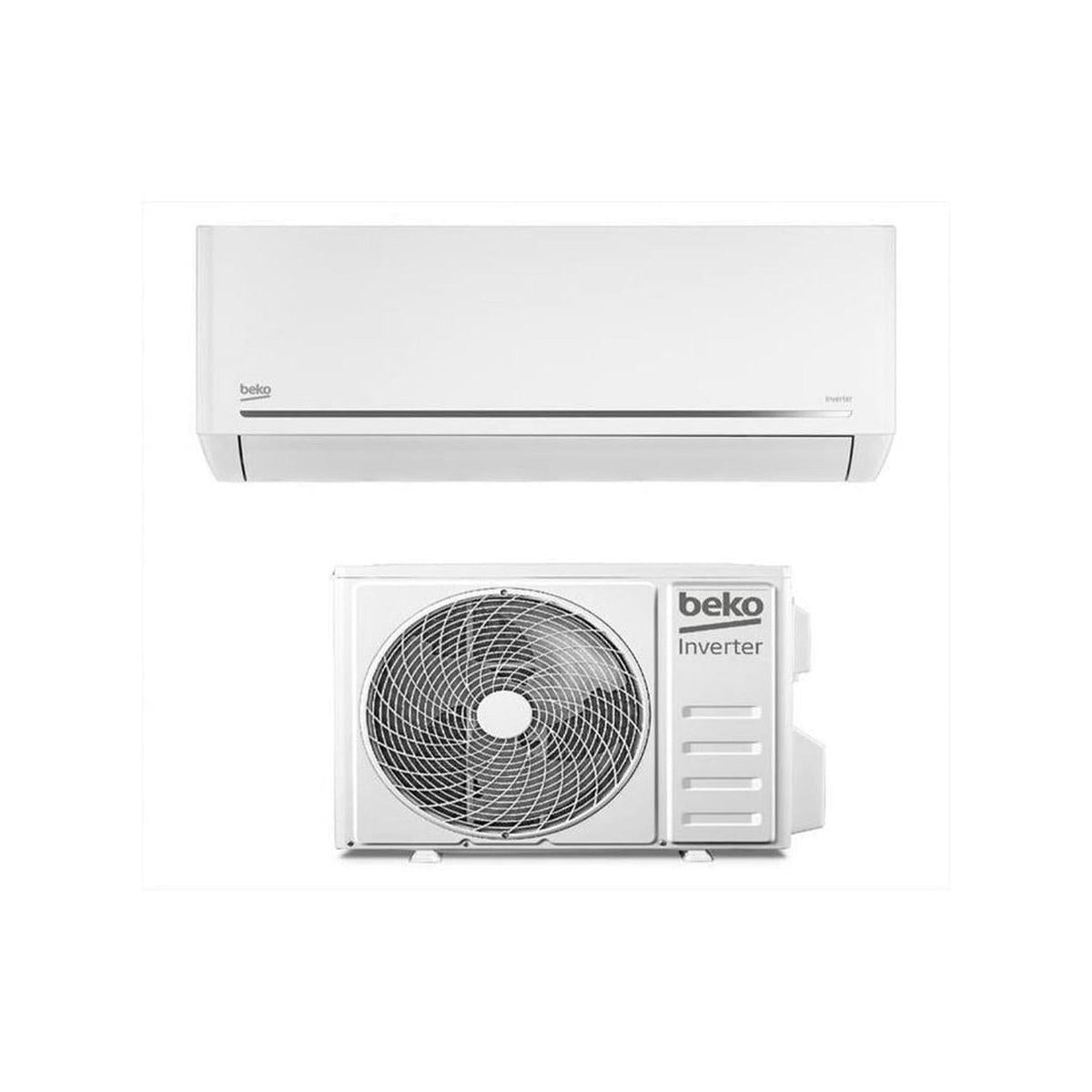 BEKO BEHPG090+BEHPG091 KIT CLIMATIZZATORE MONOSPLIT 9000 BTU MOTORE INVERTER WIFI CLASSE A++/A+