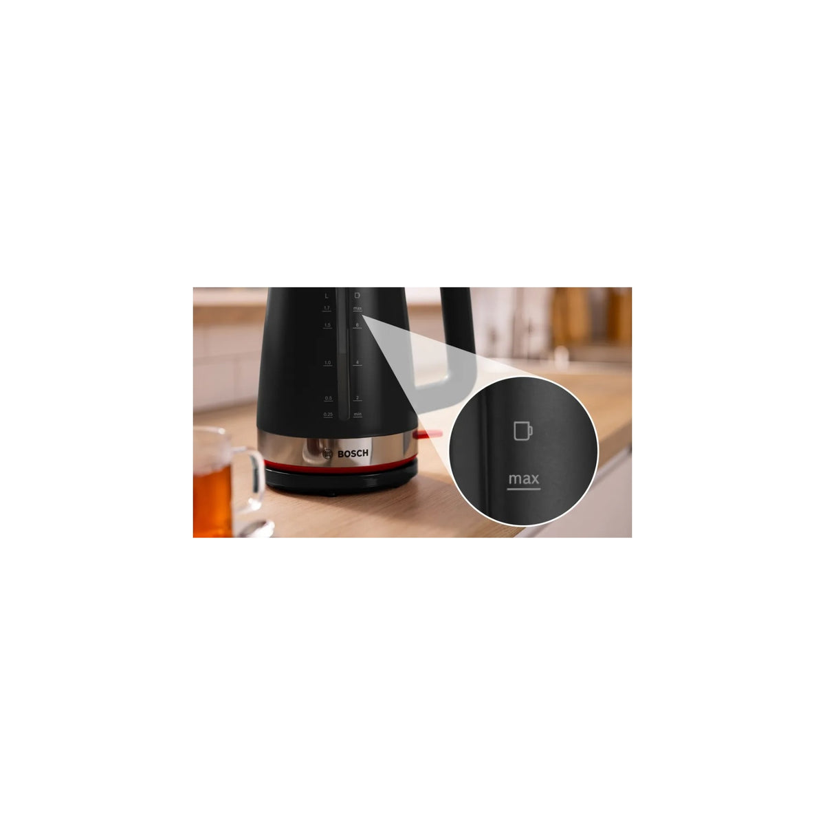 BOSCH TWK4M223 BOLLITORE 2400W 1.7LT - NERO