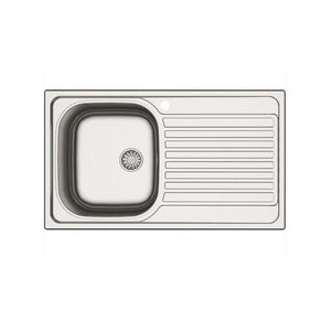 APPEL OHN861IRPC OCEANO LAVELLO 1 VASCA CON GOCCIOLATOIO A DESTRA 86x50CM INOX SPAZZOLATO