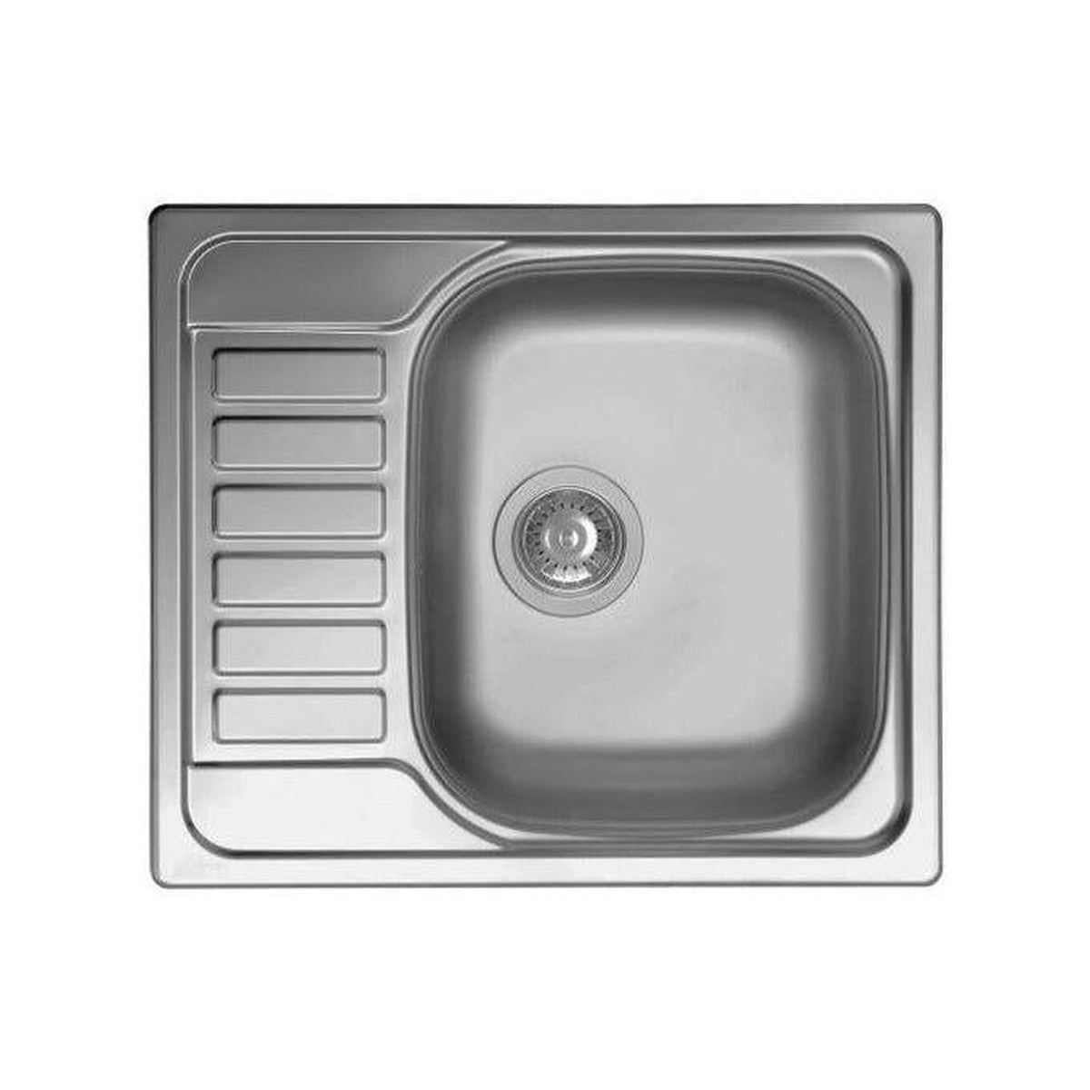 ELLECI SKY 125 LIX125SACDX LAVELLO 1 VASCA CON GOCCIOLATOIO A SINISTRA 58x50 CM - INOX