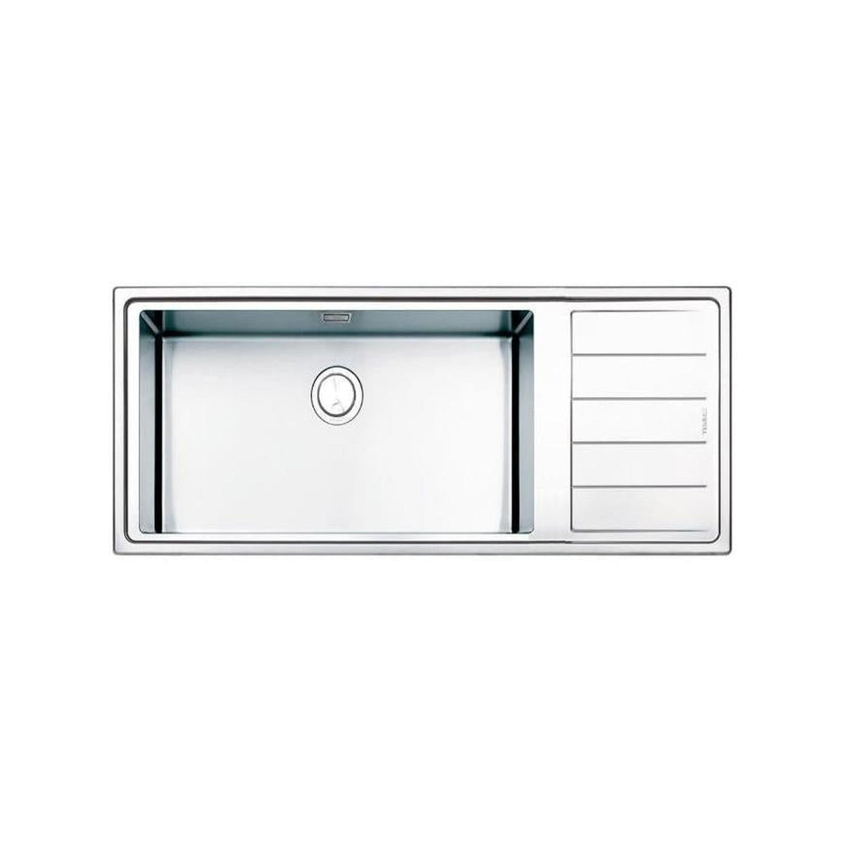 APELL LNPG1161IRBC LAVELLO 1 VASCA CON GOCCIOLATOIO DESTRO 116x50 CM INOX SPAZZOLATO