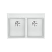 FRANKE 114.0661.678 LAVELLO 2 VASCHE 76x51 IN FRAGRANITE BIANCO