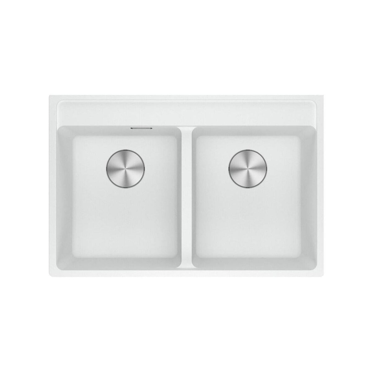 FRANKE 114.0661.678 LAVELLO 2 VASCHE 76x51 IN FRAGRANITE BIANCO