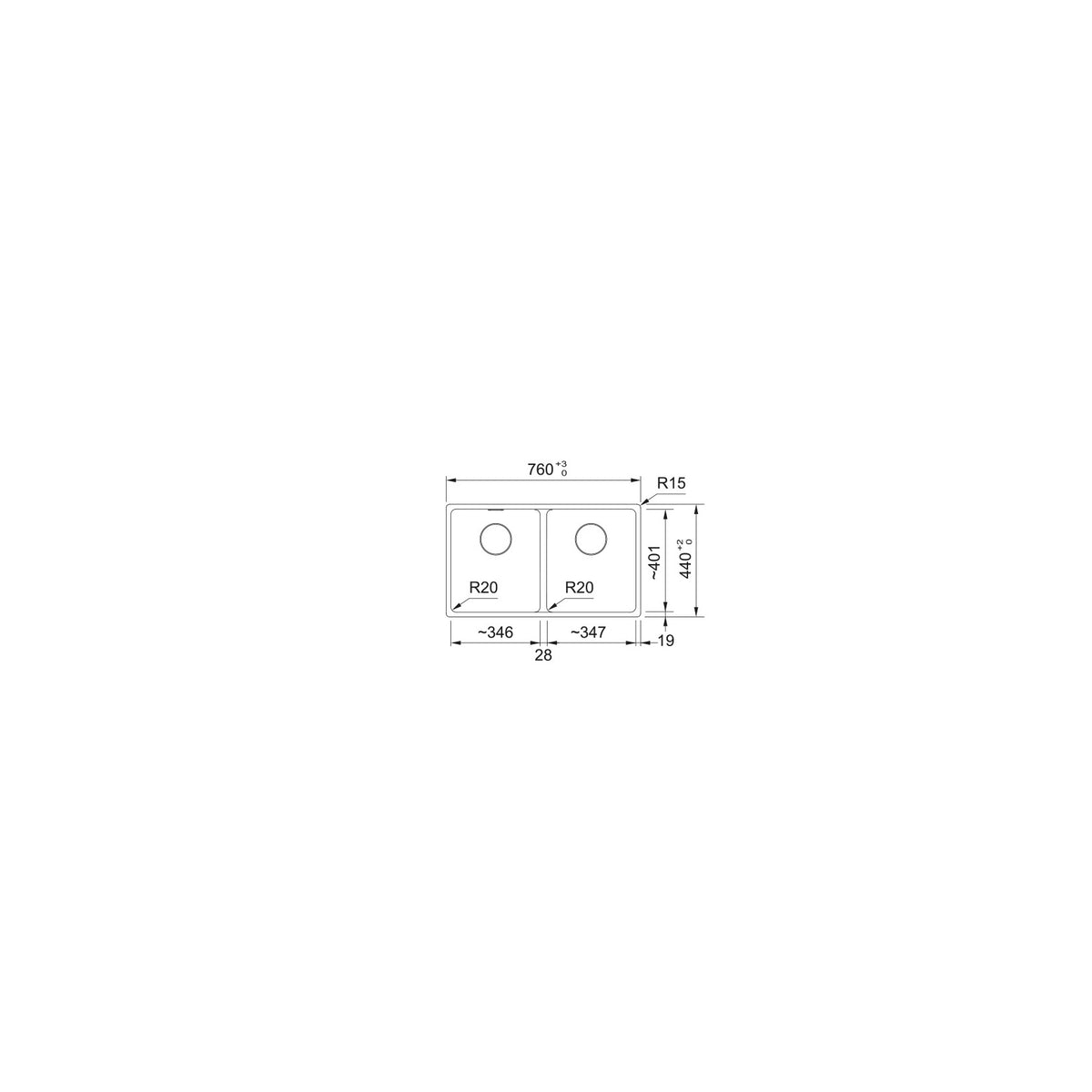 FRANKE 114.0661.688 LAVELLO 2 VASCHE 76x44 IN FRAGRANITE OYSTER