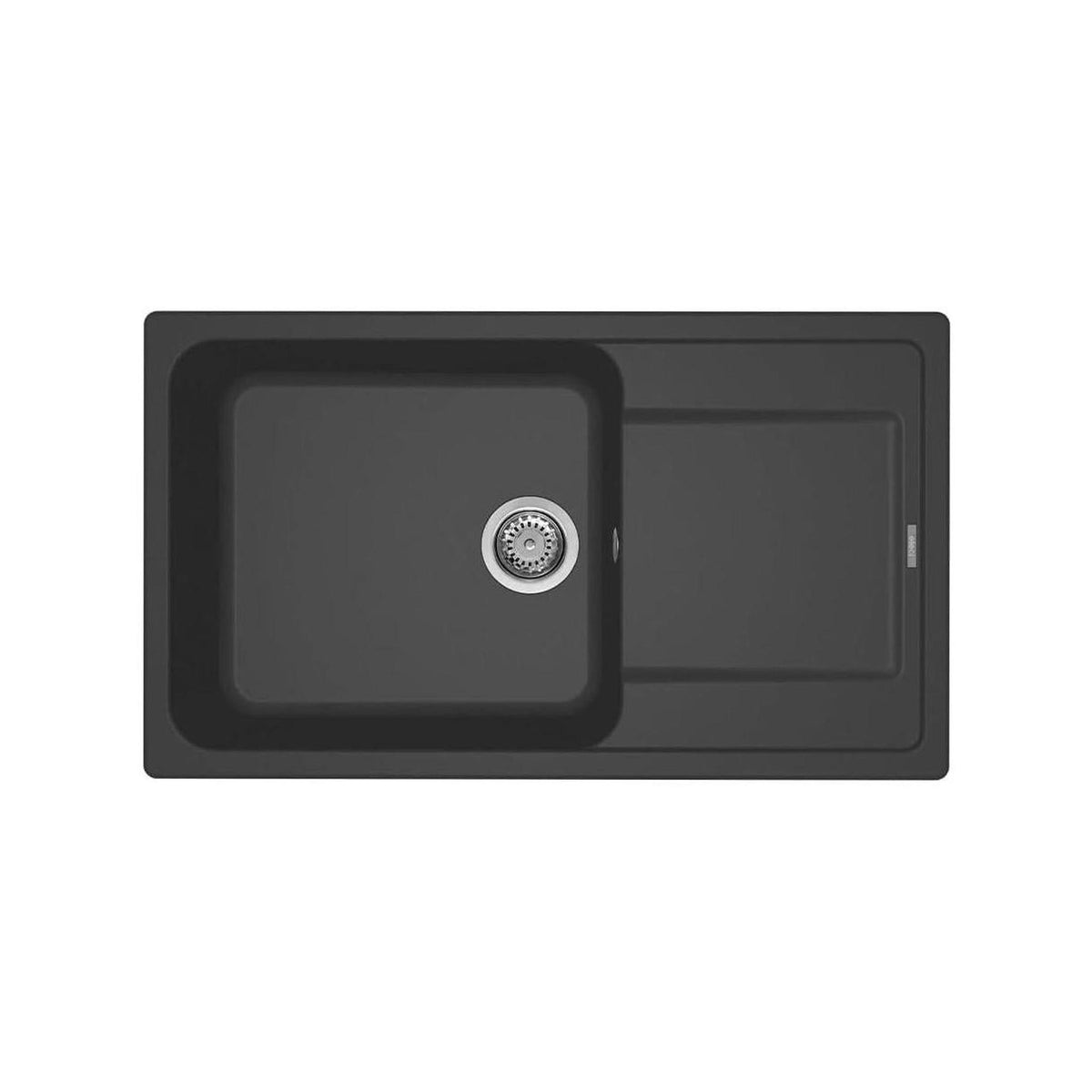 ELLECI LIFE 410 LG241059 LAVELLO 86X50 1 VASCA CON GOCCIOLATOIO REVERSIBILE GRANITEK ANTRACITE