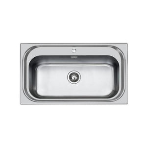 FOSTER S1000 1180550 LAVELLO MONOVASCA 86x50CM INOX SPAZZOLATO