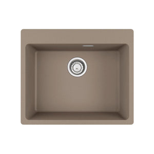 FRANKE 114.0661.701 LAVELLO MONOVASCA 59x50 IN FRAGRANITE OYSTER