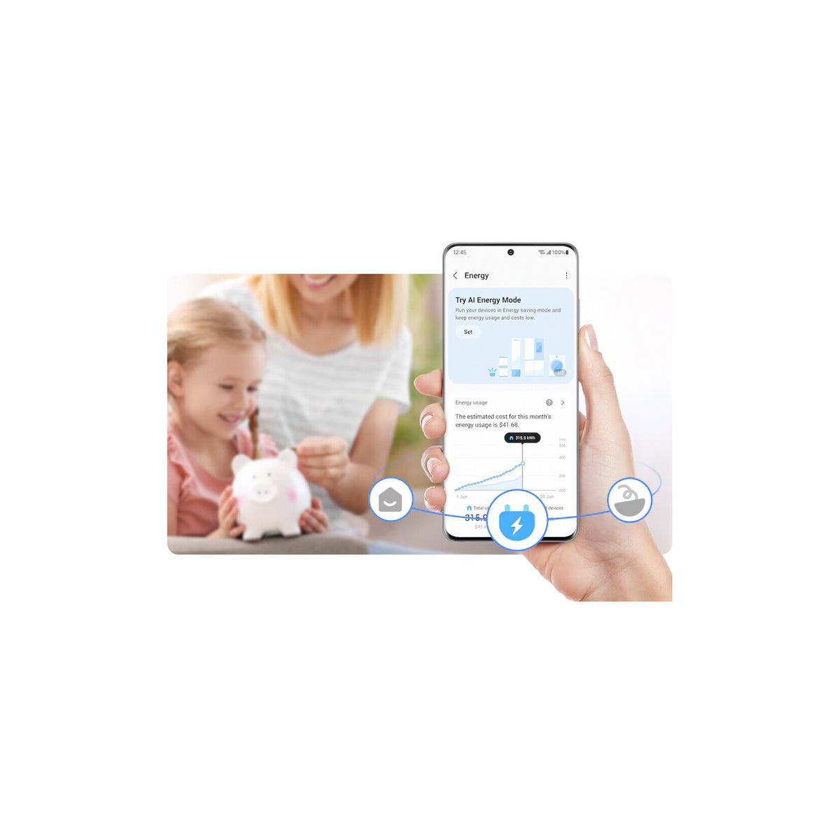 SAMSUNG BRB70F26CES0EF FRIGORIFERO COMBINATO DA INCASSO TOTAL NO FROST WIFI CLASSE E