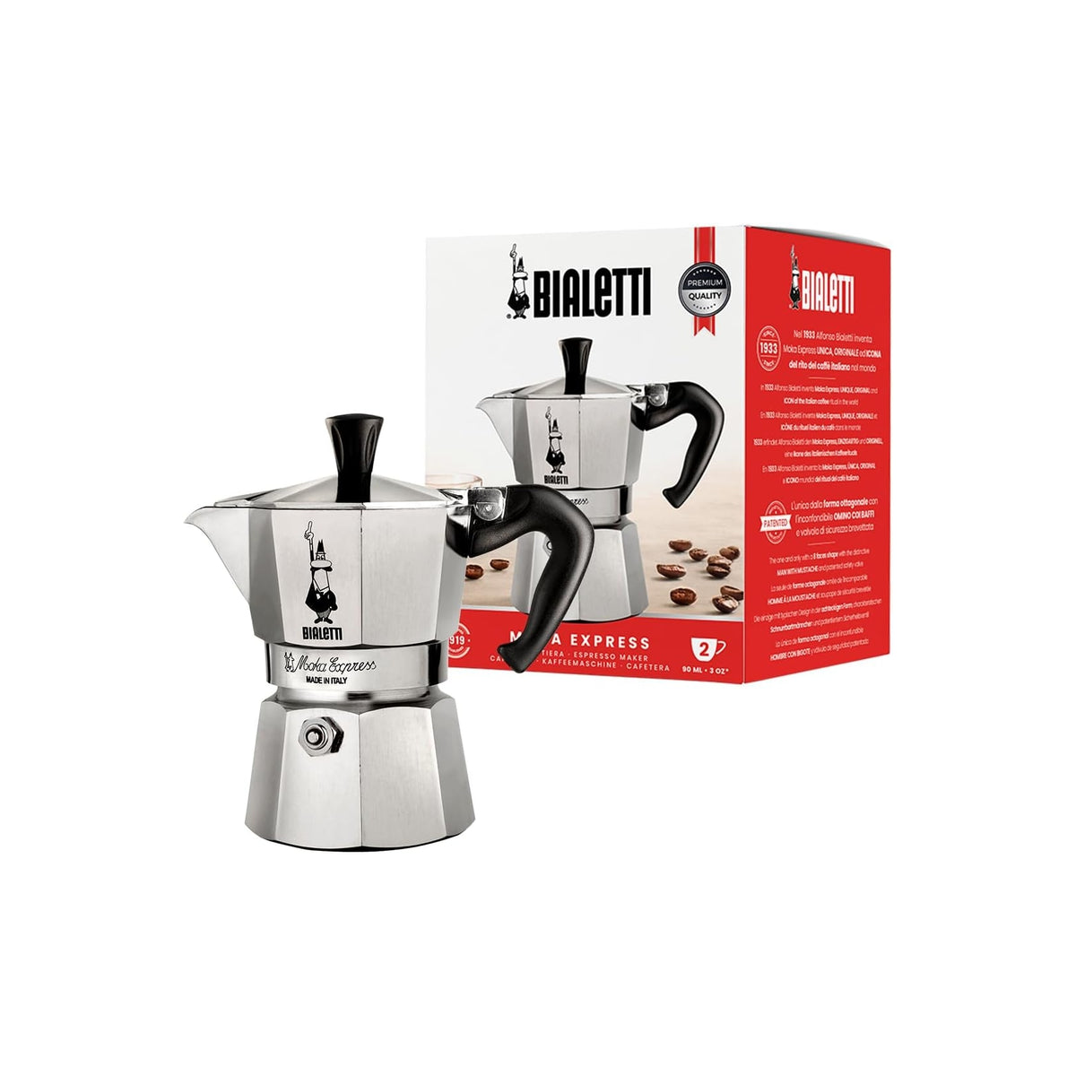BIALETTI 1168 CAFFETTIERA 2 TAZZE