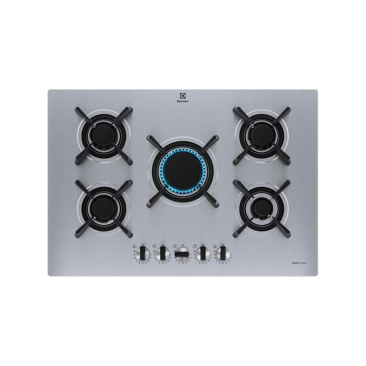 ELECTROLUX KGU753723Z PIANO COTTURA 75CM ULTRAFLAT 5 FUOCHI IN ACCIAIO INOX