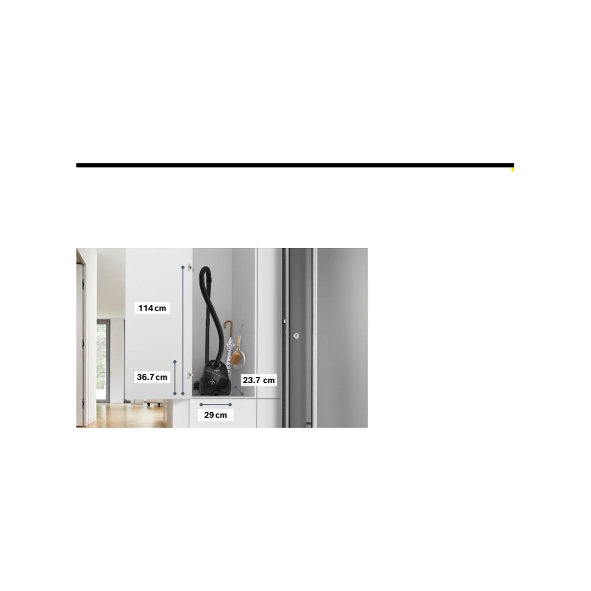 BOSCH BGLS2BA1 ASPIRAPOLVERE A TRAINO CON SACCO 600W COLORE NERO