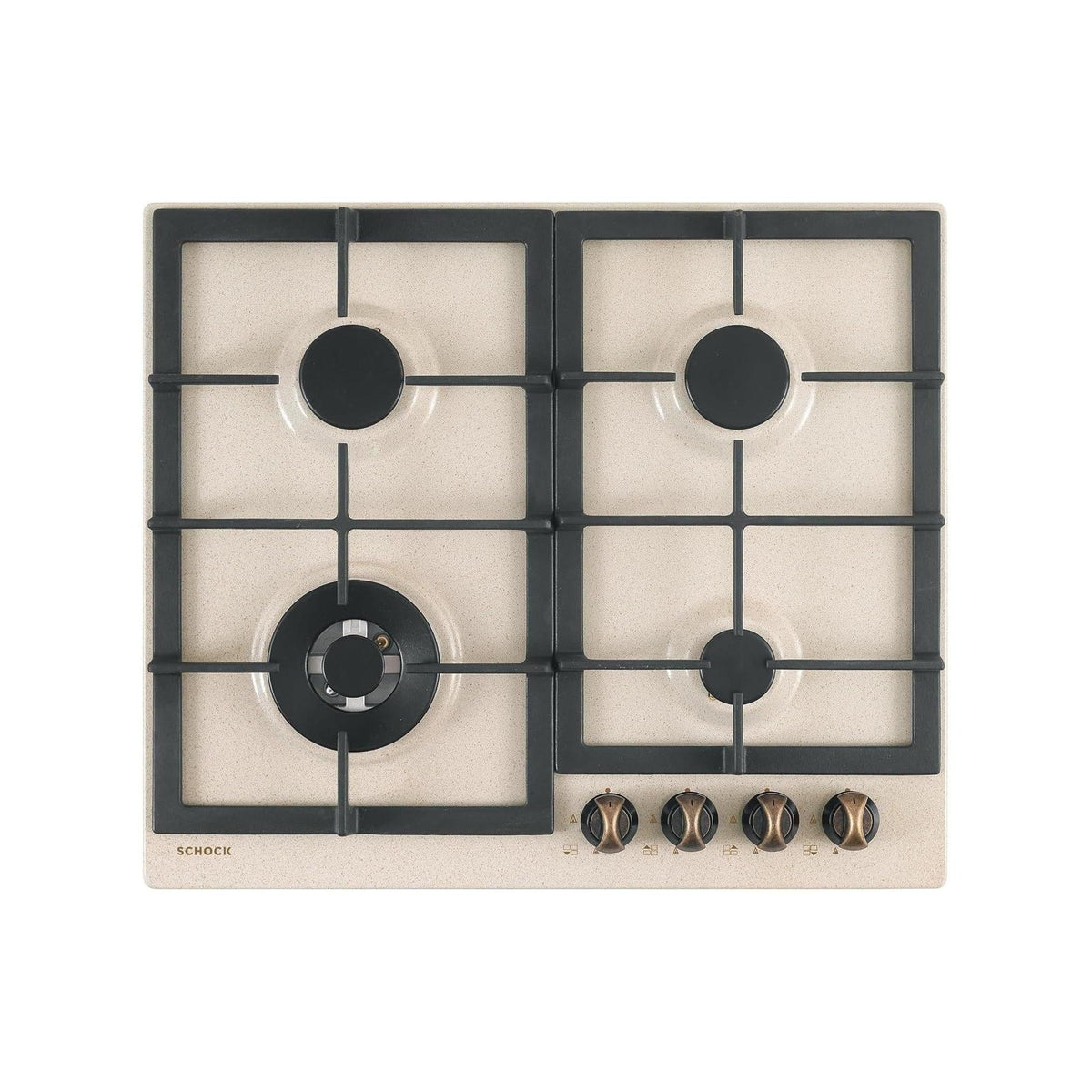 SCHOCK STR64TH58 PIANO COTTURA 60CM 4 FUOCHI A GAS AVENA