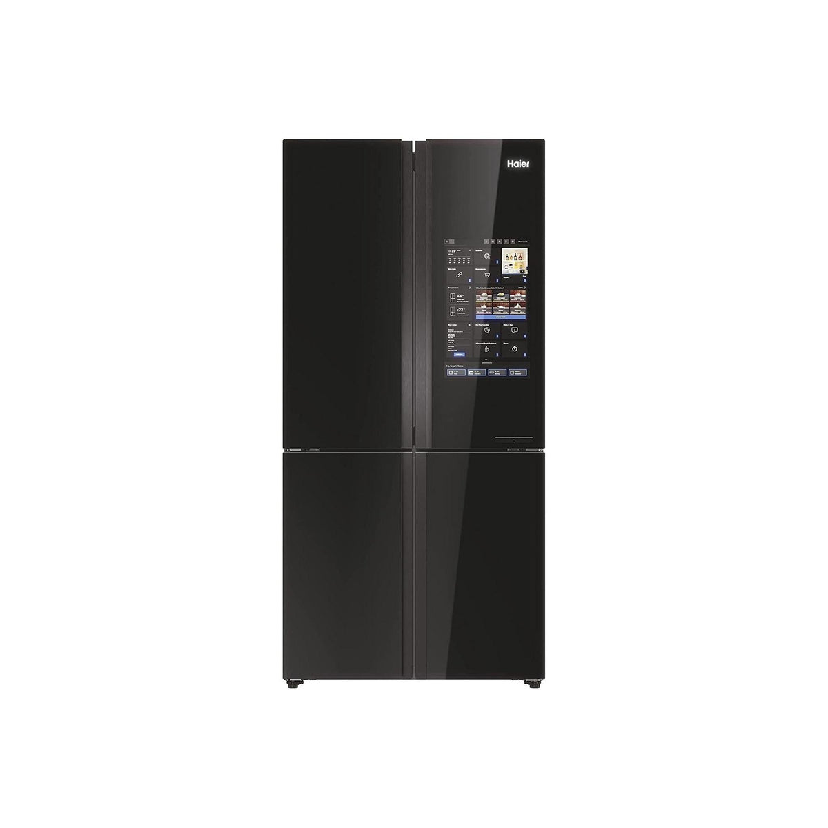 HAIER HCW9919ESGB FRIGORIFERO 4 PORTE 586LT TOTAL NO FROST DISPLAY TOUCH WIFI CLASSE E COLORE NERO