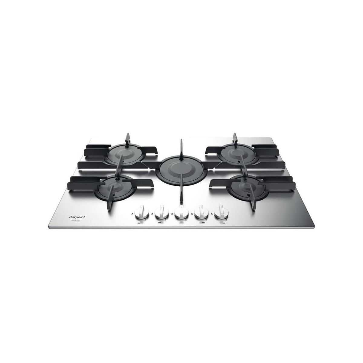 HOTPOINT FTGHL 751 D/IX/HA PIANO COTTURA DA INCASSO 75CM 5 FUOCHI A GAS INOX