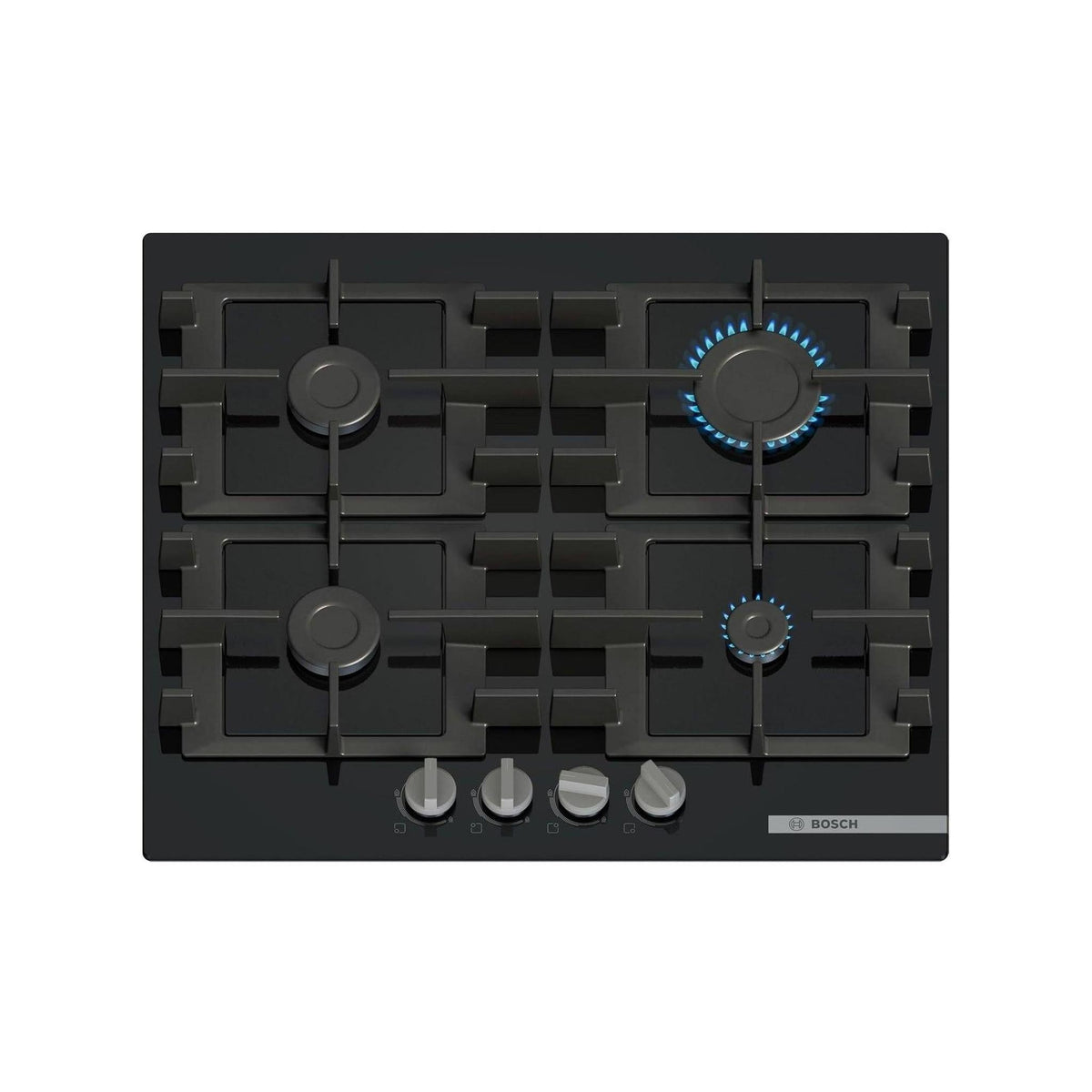 BOSCH PNP6B6K40 PIANO COTTURA DA INCASSO 60CM 4 FUOCHI A GAS COLORE NERO