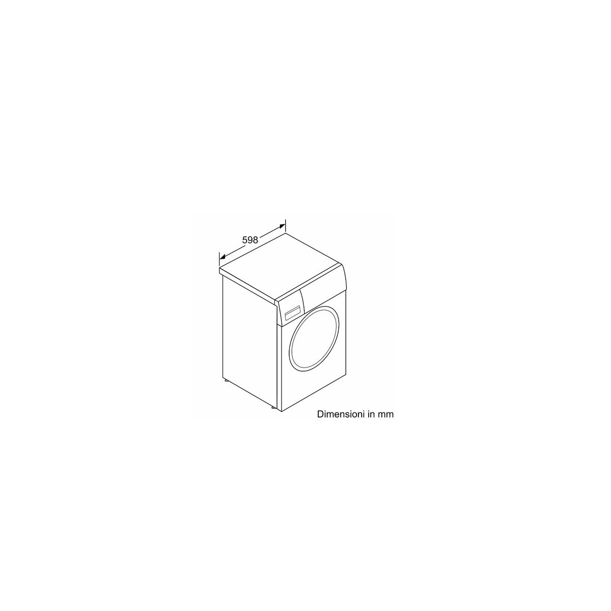 BOSCH WGG254Z9II LAVATRICE 10KG 1400 GIRI VAPORE CLASSE A
