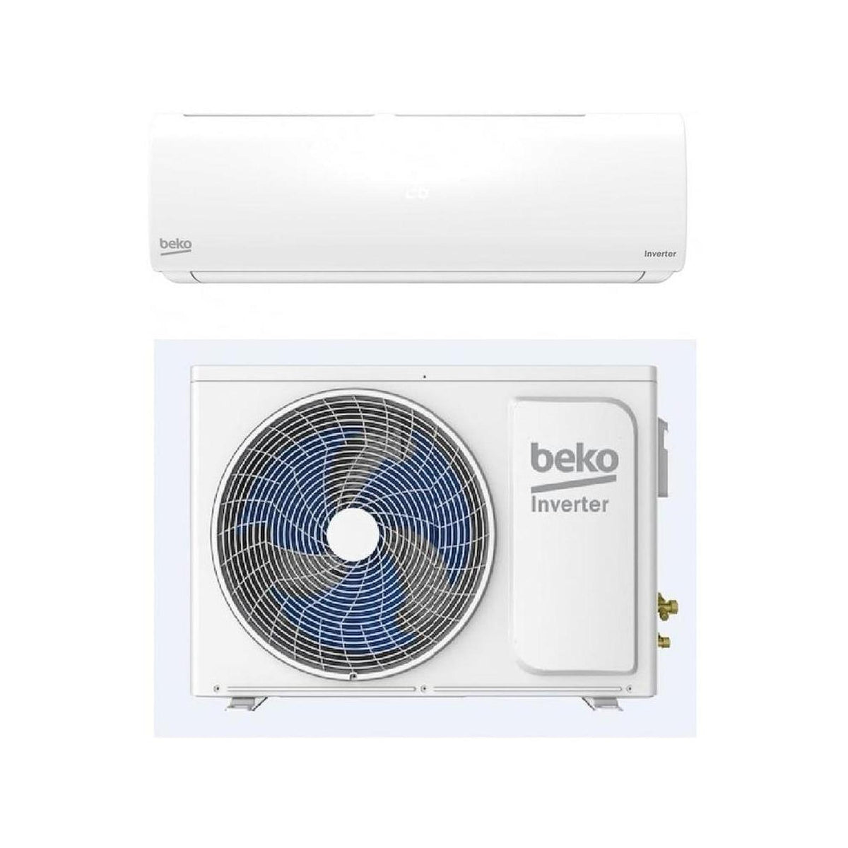 BEKO BEHPE090+BEHPE091 KIT CLIMATIZZATORE MONOSPLIT 9000 BTU INVERTER WIFI CLASSE A++/A+