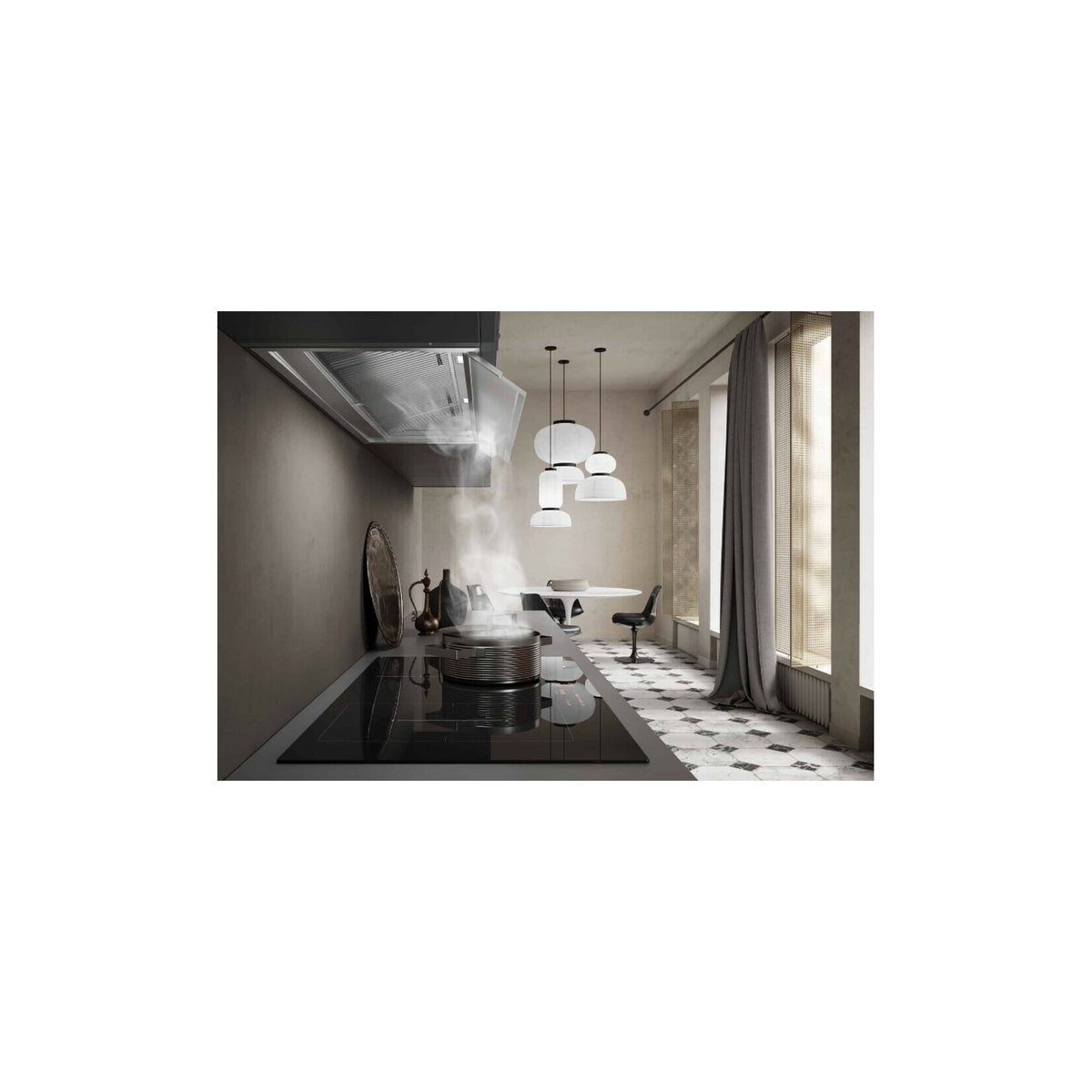 FABER IN-NOVA ZERO DRIP LITE A75 CAPPA ASPIRANTE DA INCASSO 75CM INOX CLASSE B - 305.0703.268