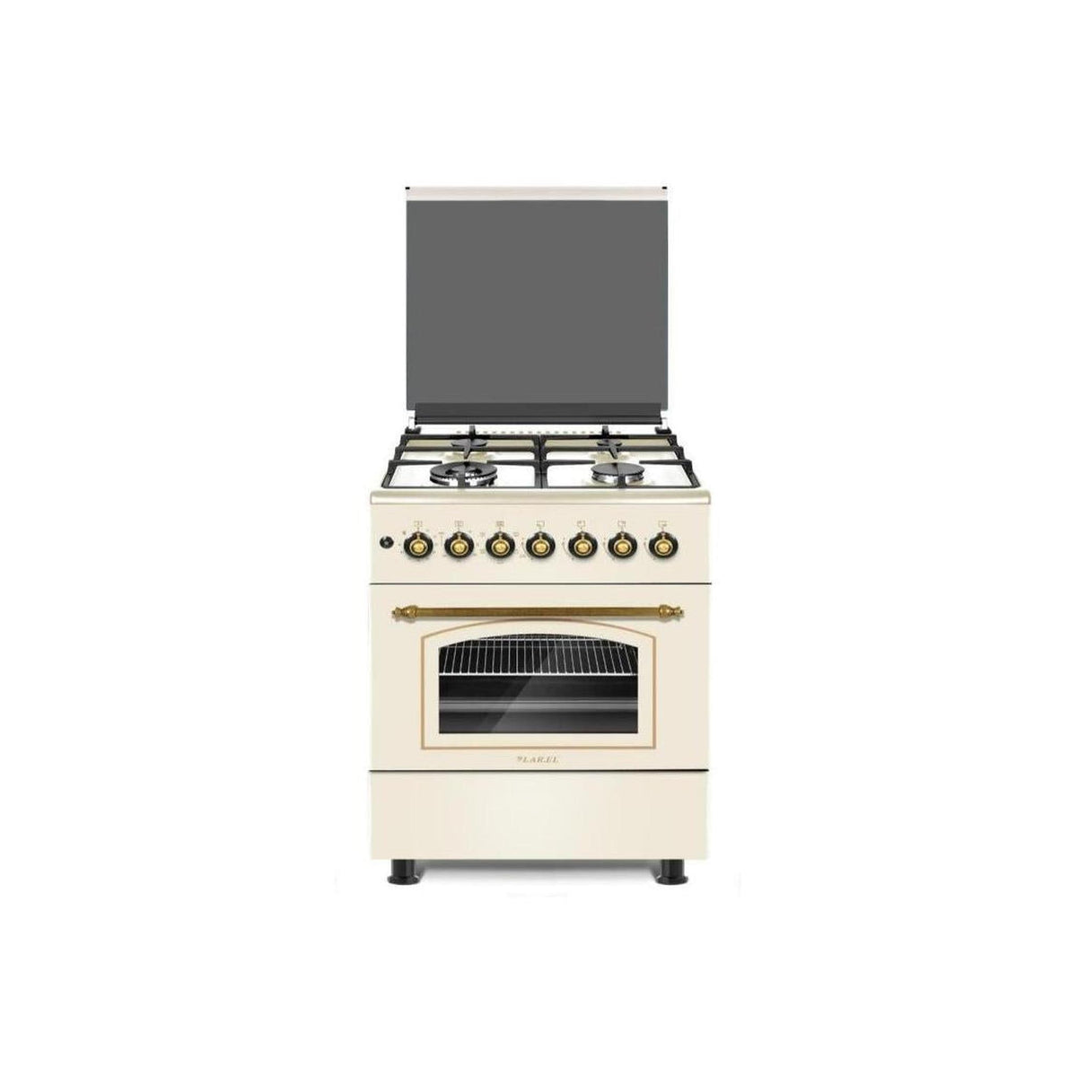LAREL L60RBG CUCINA 60X60 4 FUOCHI A GAS FORNO A GAS COLORE CREMA