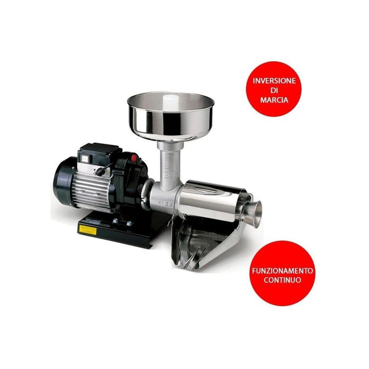 REBER 9000N PASSAPOMODORO ELETTRICO 600W FINO A 350KG/H DI POMODORO - REB/9000N