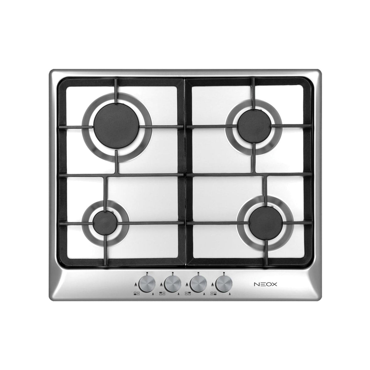 NEOX A0604VNGC ECO LINE 60 PIANO COTTURA 60CM 4 FUOCHI A GAS - INOX