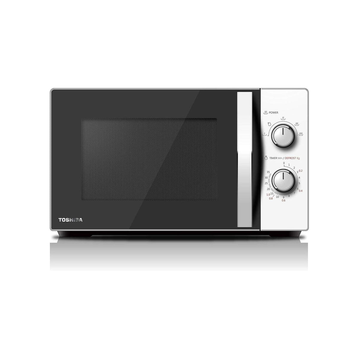 TOSHIBA MW-MG20PWH FORNO A MICROONDE 20LT CON GRILL COLORE BIANCO/NERO - MWMG20PWH