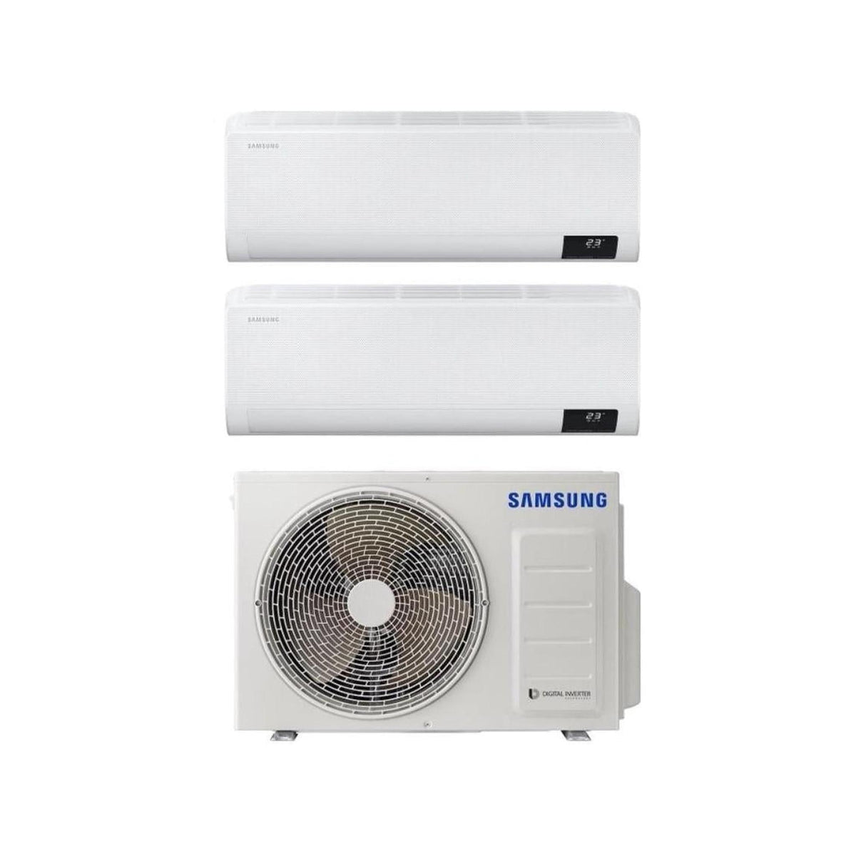 SAMSUNG AJ050TX CLIMATIZZATORE DUAL SPLIT SERIE WINDFREE 12000+12000BTU INVERTER CLASSE A+++/A++ - AJ050TX3535BXKITWINDFREECNEXT
